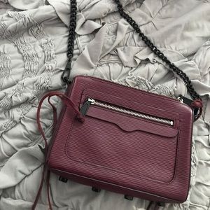 Rebecca minkoff maroon crossbody